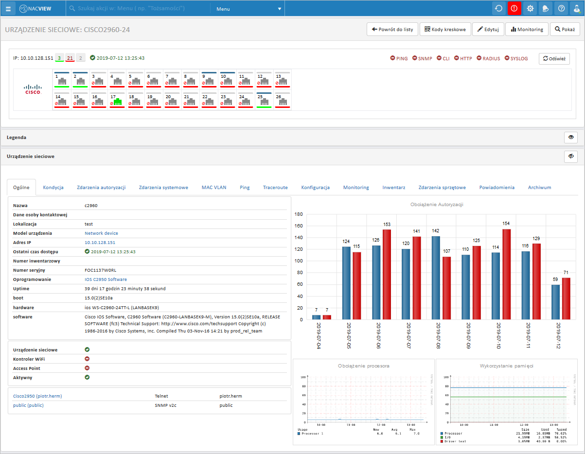 Nowy widok urządzeń sieciowych Nowy widok urządzeń sieciowych