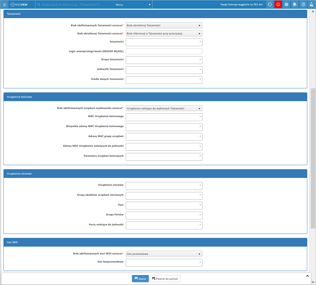 Polityka dostępu Polityka dostępu