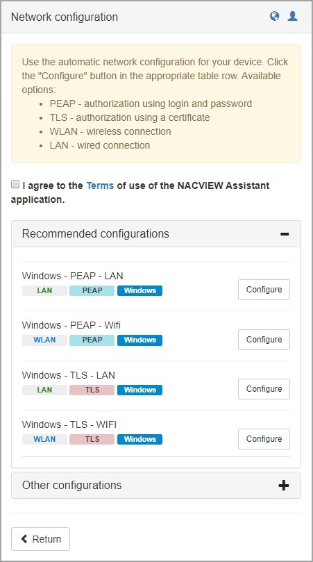 Konfiguracja sieci Konfiguracja sieci